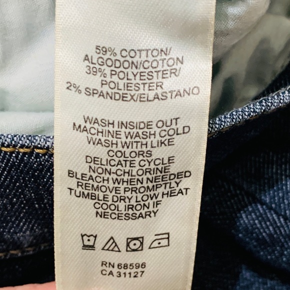 DKNY Dark Wash Denim Jeans Size 16W - Picture 7 of 7